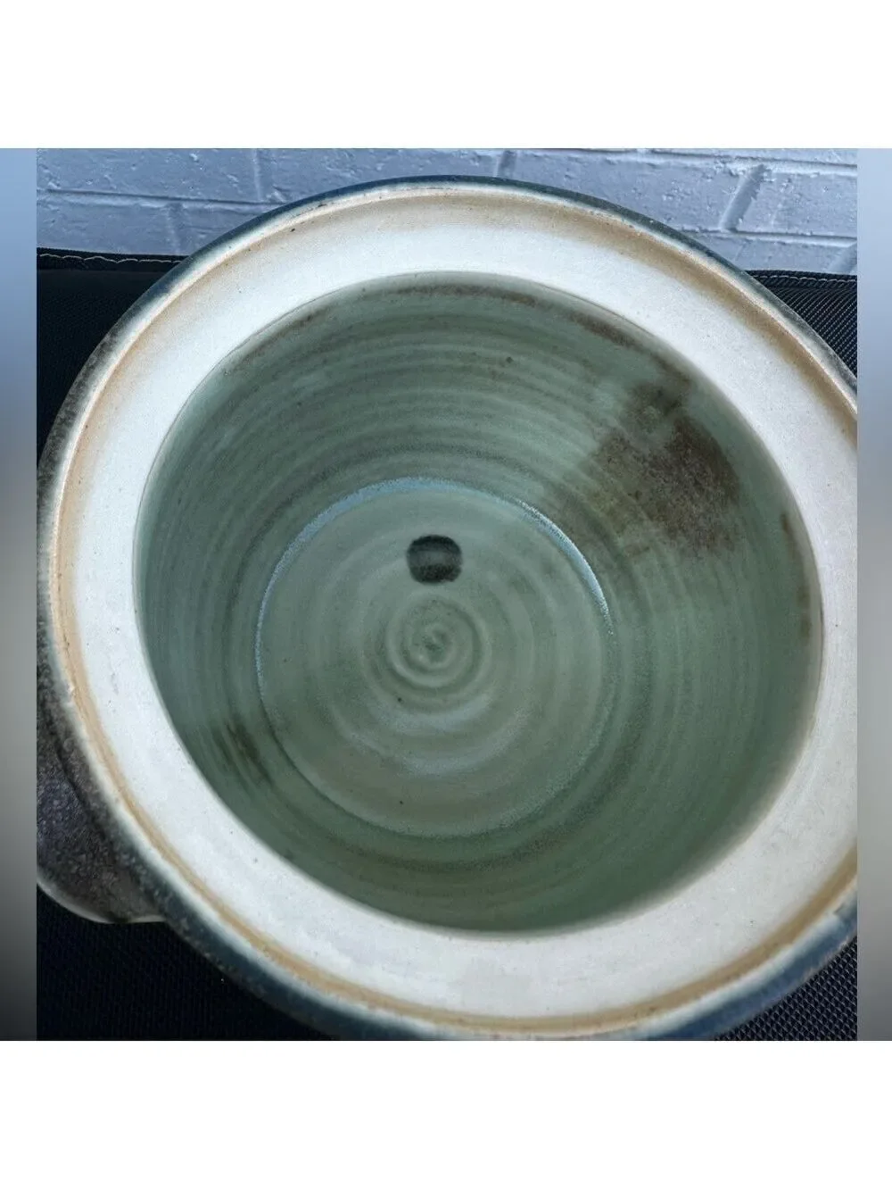 Handcrafted Ceramic Art Pottery Casserole Dish Lid+Loop+Handles Signed by Artist